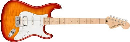 Squier - Série Affinity Stratocaster FMT HSS, touche en érable - Sienna Sunburst