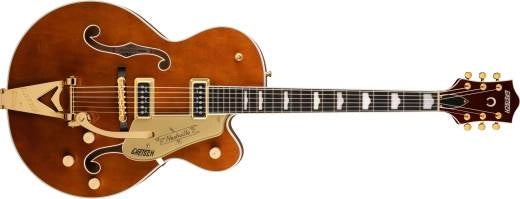 Guitares Gretsch - Guitare Nashville Hollow Body DS G6120TG-DS Players Edition avec Bigsby à cordes traversantes et accastillage doré - Roundup Orange