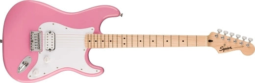 Squier - Sonic Stratocaster HT H, touche en érable - Flash Pink