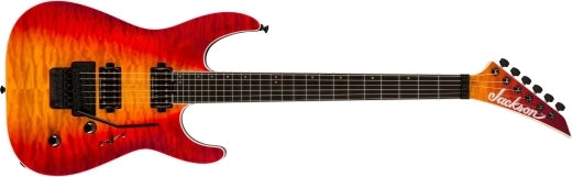 Jackson Guitars - Série Pro Plus Dinky DKAQ, touche en ébène - Firestorm