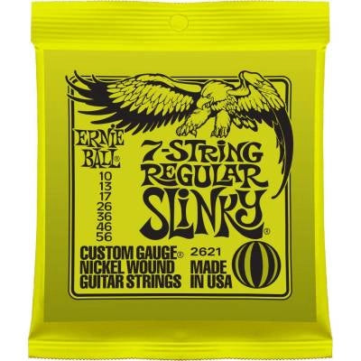 Cordes de guitare Ernie Ball Nickel Wound Slinky 7 cordes - Regular .010-.056