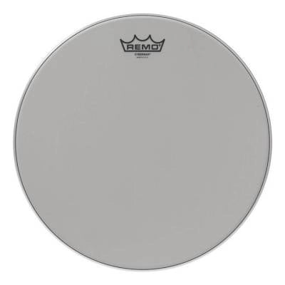 Remo - Cybermax Drumhead - with Duralock, White, 14