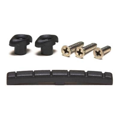 Graph Tech - Kit d'écrous et de bagues de retenue fendus TUSQ XL noirs