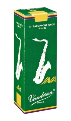 Anches de saxophone ténor Vandoren - Java (5/boîte) - 2,5