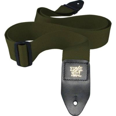 Sangle de guitare Ernie Ball en polypropylène - Olive