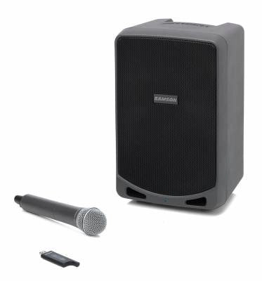 Samson - Système de sonorisation portable rechargeable avec système sans fil portable et Bluetooth