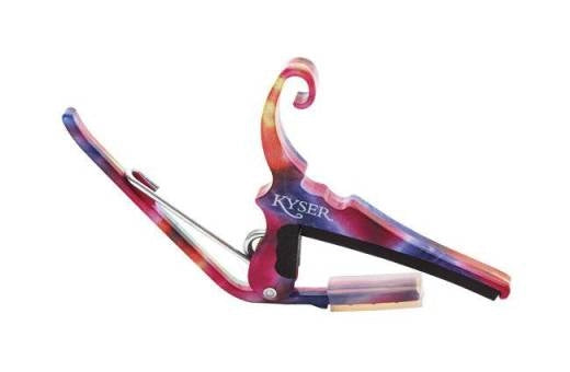 Kyser - Capodastre à changement rapide pour guitare acoustique 6 cordes - Tie-Dye