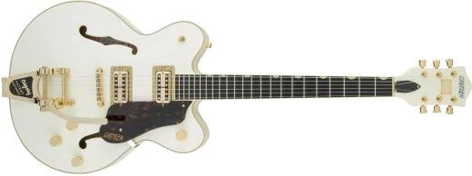 Gretsch Guitars - Guitare électrique Broadkaster G6609TG Players Edition avec Bigsby, micros USA FullTron, accastillage doré - Blanc vintage