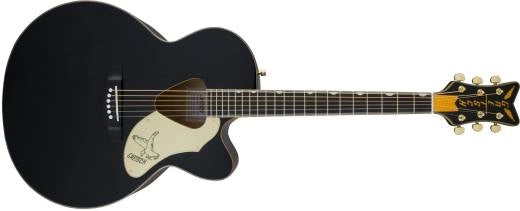 Gretsch Guitars - Guitare électro-acoustique G5022CBFE Rancher Falcon Jumbo à pan coupé avec système de micro Fishman - Noir