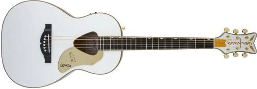 Guitares Gretsch - G5021WPE Rancher Penguin Parlor acoustique/électrique, système de micro Fishman - Blanc