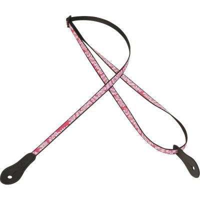 Levys - Polyester Sublimation Print Mandolin/Ukelele Strap - Pink