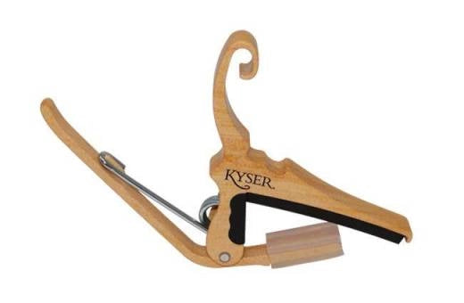 Kyser - Capodastre à changement rapide pour guitare acoustique 6 cordes - Érable