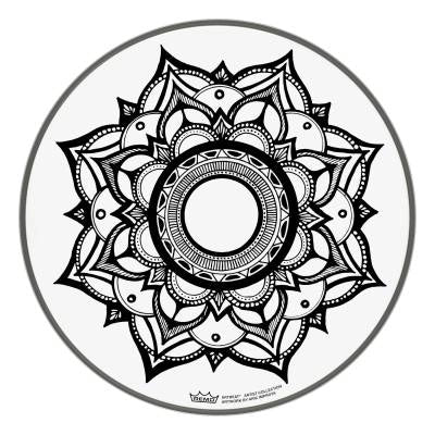 Peau de batterie Remo - ARTBEAT Artist Collection - Aric Improta, Sleep Lotus 12