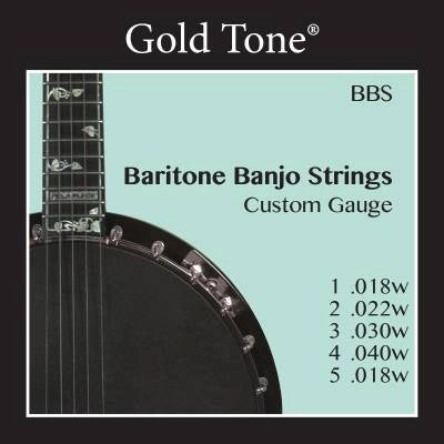 Cordes de banjo baryton Gold Tone - Custom Gauge
