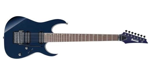 Guitare électrique 7 cordes Ibanez RG2027XL Prestige Series - Bleu foncé