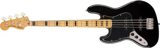 Squier - Classic Vibe 70s Jazz Bass, touche érable, gaucher - Noir