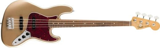 Fender - Vintera 60s Jazz Bass, touche en pau ferro avec housse - Firemist Gold