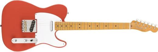 Fender - Telecaster Vintera 50s, manche en érable avec housse - Fiesta Red