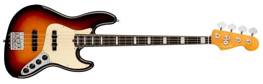 Fender - American Ultra Jazz Bass, touche en palissandre - Ultra Burst