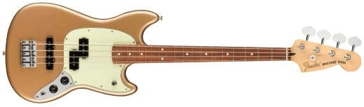 Fender - Player Series Mustang Bass PJ avec touche en pau ferro - Firemist Gold