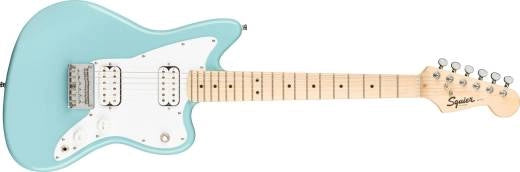 Squier - Mini Jazzmaster HH, touche en érable - Daphne Blue