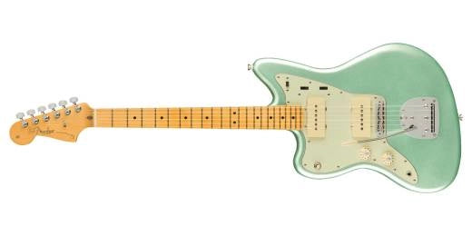 Fender - Guitare électrique American Professional II Jazzmaster avec étui, pour gaucher - Mystic Surf Green