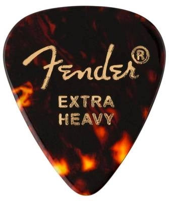 Fender - Écaille de tortue, forme 351, extra lourde, lot de 12