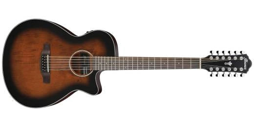 Ibanez - AEG5012 Guitare électro-acoustique 12 cordes - Dark Violin Sunburst