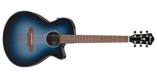 Ibanez - Guitare acoustique/électrique AEG50 - Indigo Blue Burst High Gloss