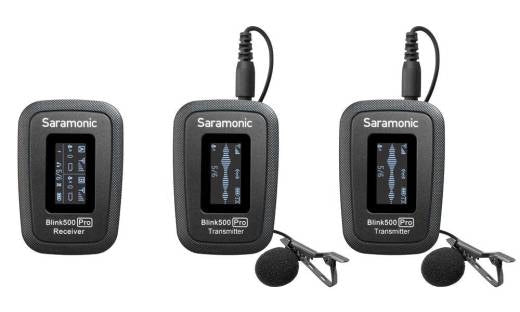 Saramonic - Blink 500 Pro B2 Dual-Channel Wireless Microphone System - Black