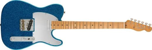Fender - J Mascis Telecaster, touche en érable - Bottle Rocket Blue Flake