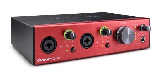 Focusrite - Clarett+ 2Pre 10-In/4-Out USB Audio Interface