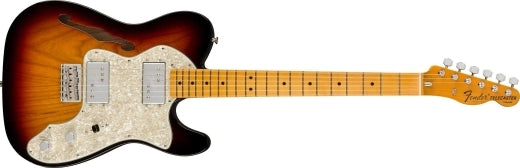 Fender - American Vintage II 1972 Telecaster Thinline, touche en érable - Sunburst 3 couleurs