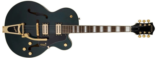 Guitares Gretsch - Guitare à corps creux Streamliner G2420TG avec Bigsby LTD, touche en laurier, micros BroadTron BT-3S, vert Cadillac