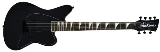 Jackson Guitars - Série X Surfcaster HT7, touche en laurier - Noir métallisé
