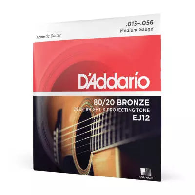 DAddario - EJ12 - 80/20 Bronze Moyen 13-56