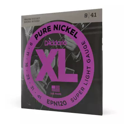 DAddario - EPN120 - Nickel pur filé rond SUPER LIGHT 09-41
