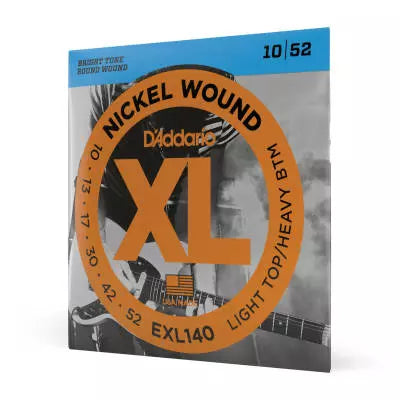 DAddario - EXL140 - Nickel Wound L-TOP H-BTM 10-52