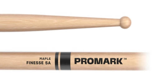 Baguettes de batterie Promark - Rebound 5A en érable, embout en bois