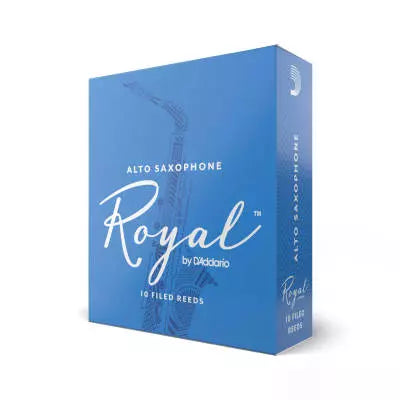 Anches pour saxophone alto Royal by D'Addario, force 3 1/2, paquet de 10