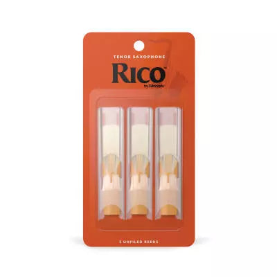Anches de saxophone ténor RICO de D'Addario - N° 2 - Lot de 3
