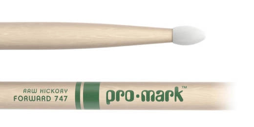 Promark - Hickory 747 The Natural Nylon Tip Drumstick