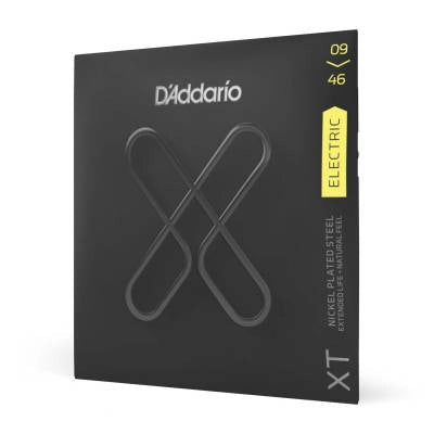 DAddario - Cordes pour guitare électrique XT - Super-Light Top / Regular Bottom 09-46
