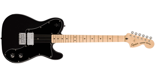 Squier - Paranormal Esquire Deluxe, touche en érable - Noir métallisé
