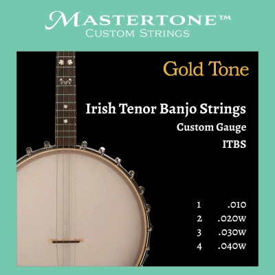 Jeu de cordes pour banjo ténor irlandais Gold Tone