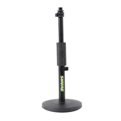 Pied de microphone de bureau Gator - Shure avec base ronde de 6 pouces