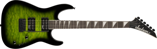 Jackson Guitars - Série JS Dinky JS20 DKQ 2PT, touche amarante - Vert transparent