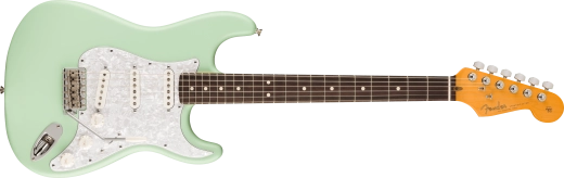 Fender - Guitare électrique Stratocaster Cory Wong en édition limitée, touche en palissandre avec étui - Vert surf