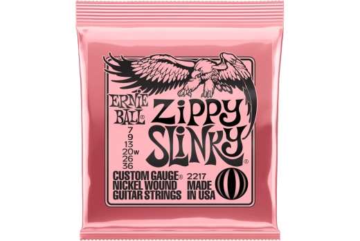 Cordes de guitare électrique Ernie Ball Zippy Slinky Nickel Wound - 7,5-36