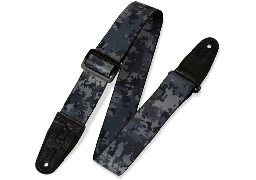 2” Polyester Guitar Strap - Grey Camo